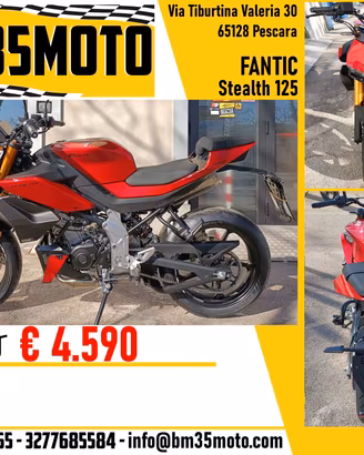Fantic Stealth 125 Abs 2026 - SUPER PROMO