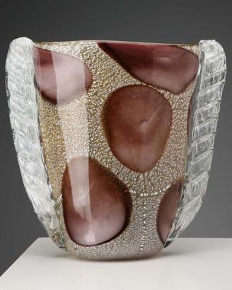 Vaso in Vetro di Murano nella Maniera di Barovier
