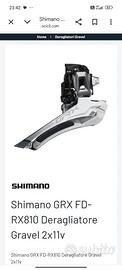 Deragliatore anteriore Shimano GRX per gravel 2x11