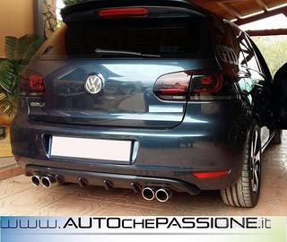 Estrattore per VW Golf 6 dal 2008>2012 4 scarichi