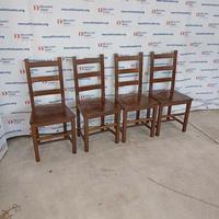 4 Sedie Rustiche in Arte Povera