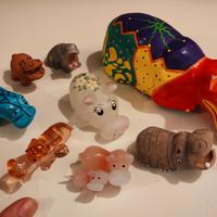 collezione 8 ippopotami