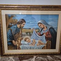 Quadro con cornice Sacra Famiglia