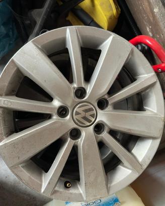 4 CERCHI IN LEGA ORIGINALI VOLKSWAGEN GOLF 5