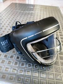 caschetto imbottito per boxe/kick boxing