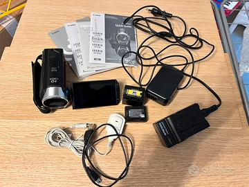Videocamera Canon Legria  HF R37 +batteria Patona