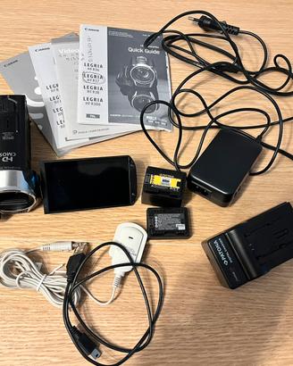 Videocamera Canon Legria  HF R37 +batteria Patona
