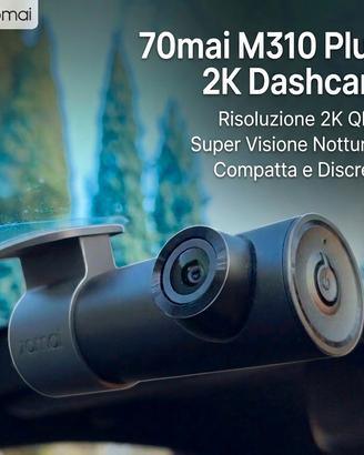 Dashcam 70mai M310 Plus 2K WiFi Nuova Sigillata