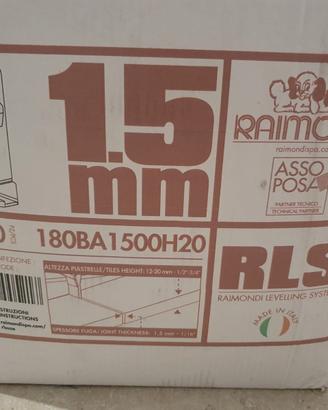DISTANZIATORI RAIMONDI LIVELLANTI PIASTRELLE 50 €
