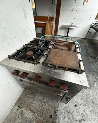 cucina a gas industriale