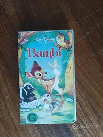 Cassetta Bambi Walt Disney originale