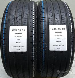 2 GOMME 245 45 18 PIRELLI A1957