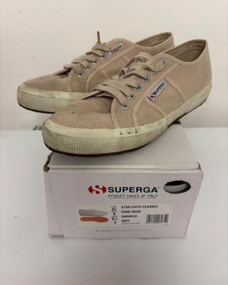 Scarpe superga color cipria