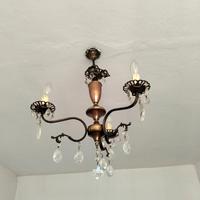 Lampadario a goccia vintage