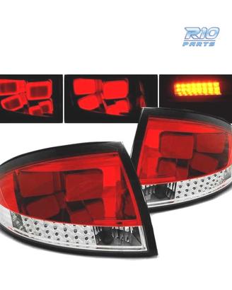 FANALI A LED BAR AUDI TT 8N 99-06 ROSSO CHIARO