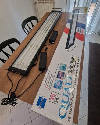 plafoniera neon t5 acquario 