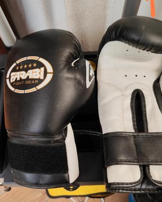 guanton da boxi allenamento sacco e soarring