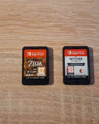 Zelda BOTW + The Witcher 3 per Switch