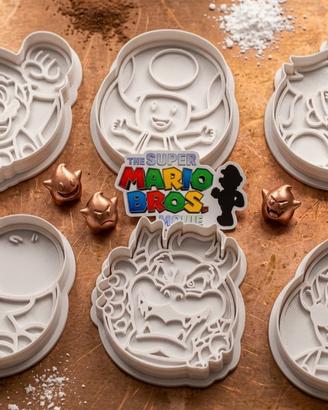 Set 6 Formine per Biscotti Super Mario Galaxy
