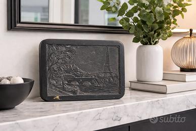 QUADRO SU ARDESIA FATTO A MANO ARTIGIANALMENTE