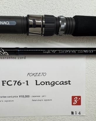 Zenaq Fooketo Longcast1 FC76-1 Casting 8-45gr