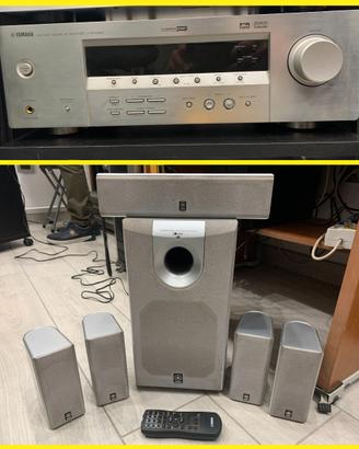 Yamaha Sintoamplificatore HTR5930+Subwoofer+Casse
