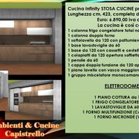 Cucina Stosa in  completa di elettrodomesti