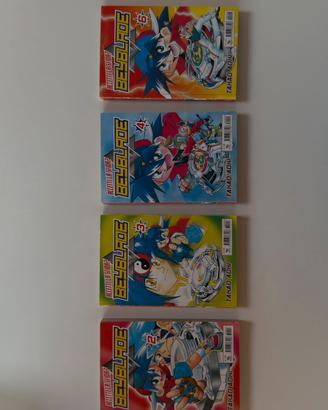 Lotto manga 2 3 4 6 Bayblade 1a edizione italiano