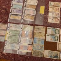 Carta moneta lire e mini assegni