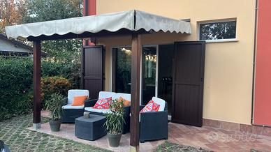 Tettoia in legno