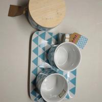 Set tazze zuccheriera e vassoio Maison du Monde