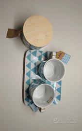 Set tazze zuccheriera e vassoio Maison du Monde