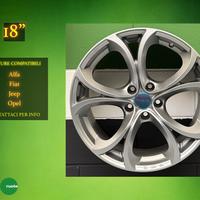 Cerchi in lega 18" Alfa, fiat e altri