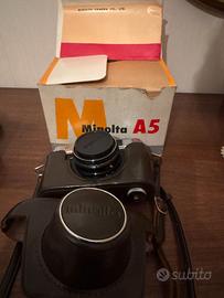 Fotocamera Minolta A5 vintage