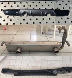 Kit scarico diffusore spoiler Smart 453 Brabus