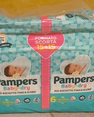 Pannolini Pampers baby dry tg.6 ( 2 pacchi )