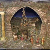 PRESEPE degli ANNI '50, ARTIGIANALE in LEGNO unico