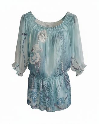 Splendida blusa in misto seta Patrizia Borrelli.
