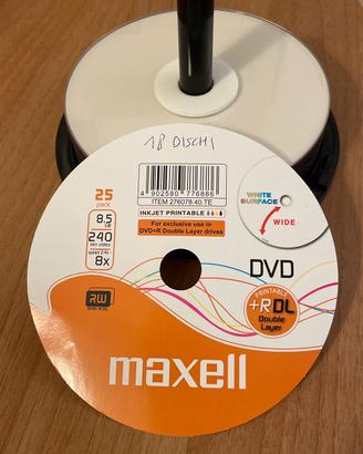 Dvd+r vergini 8,5 gb stampabili
