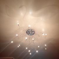 Lampadario in acciaio
