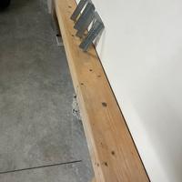 Trave in legno per gazebo compreso di staffe