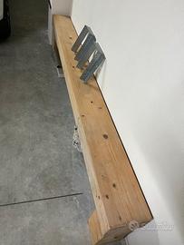 Trave in legno per gazebo compreso di staffe