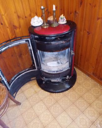 stufa a legna Rika Astroflamm 6Kw +canna fumaria 