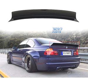 SPOILER BMW E46 COUPE 98-05 NERO LUCIDO DUCK TAIL