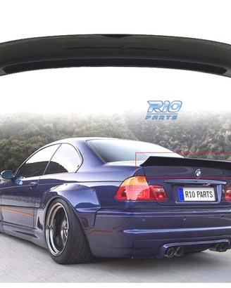SPOILER BMW E46 COUPE 98-05 NERO LUCIDO DUCK TAIL