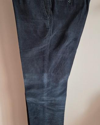 Pantaloni in velluto a coste piccole