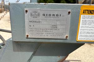Aratro giorgi carrellato