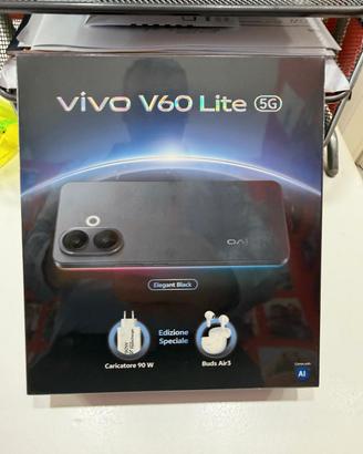 VIVO V60 LITE 5G 256 / 8 GB RAM BLACK NUOVO