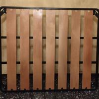 Rete matrimoniale a doghe larghe doppio supporto