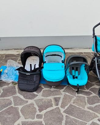 TRIO PEG PEREGO BOOK S+ISOFIX +BÉBÉ CONFORT LARA